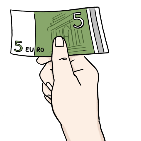 Geld bezahlen