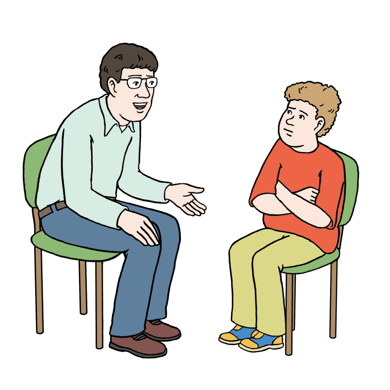 Beratungsgespräch mit Kind